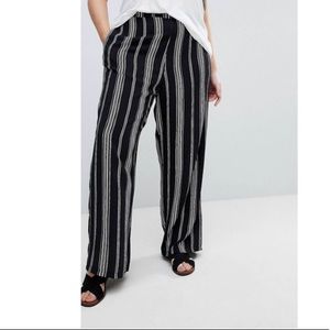 ASOS Curve Striped Wide Leg Pant